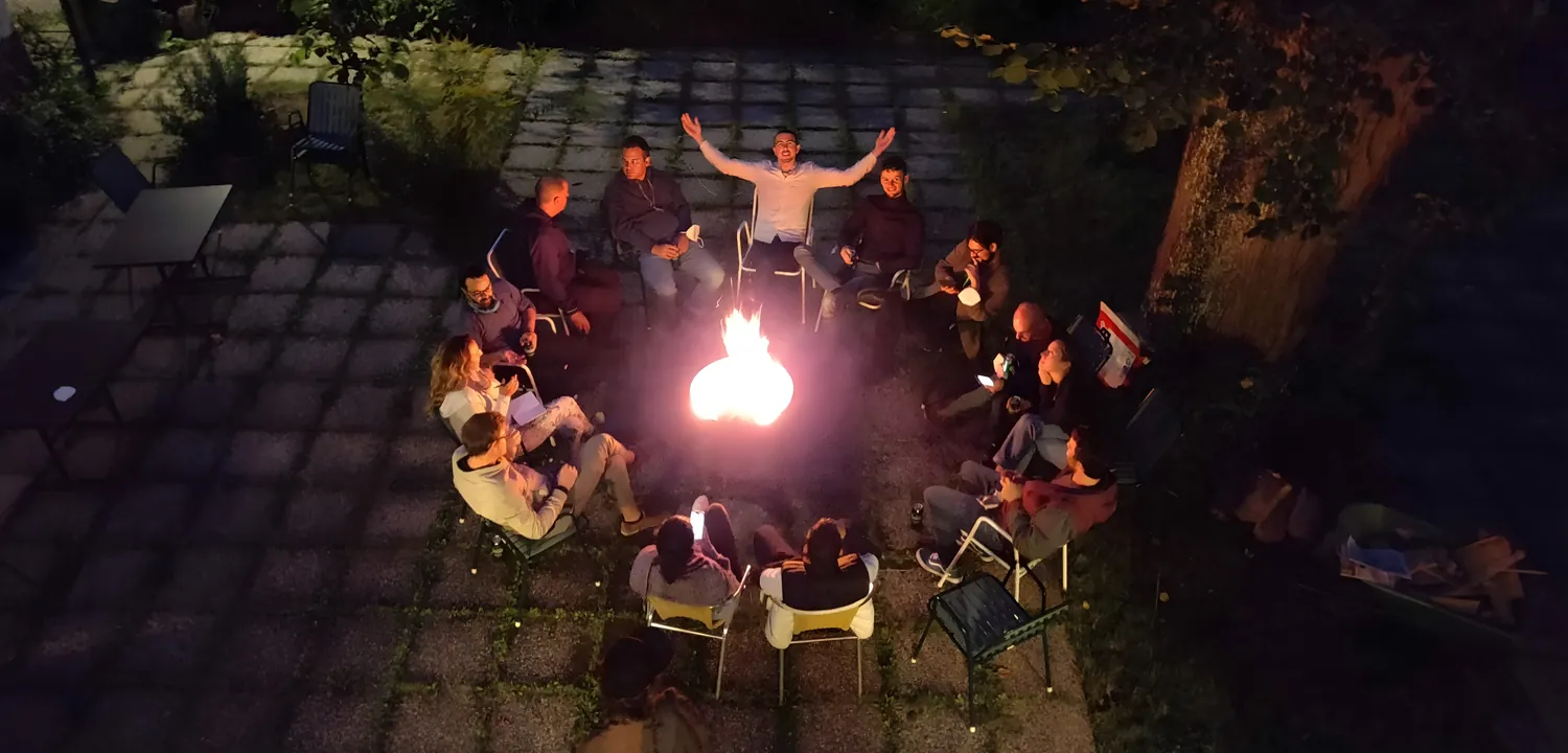 Campfire at Commons Hub